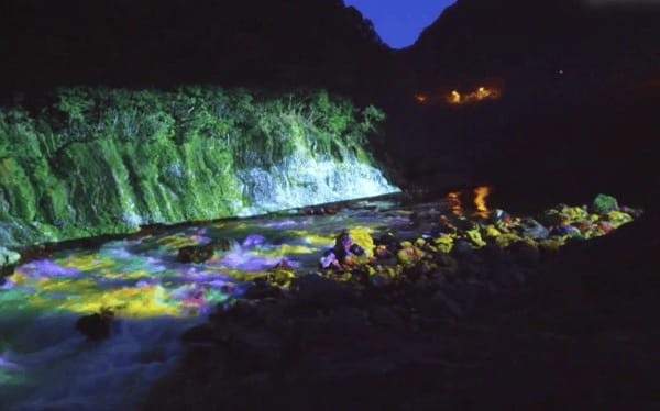 河流水幕投影景观方案